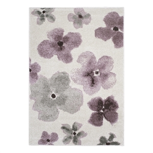 Safavieh Adirondack 4'-0&quot x 6'-0&quot Jute Power Loomed Rug in Ivory/Purple