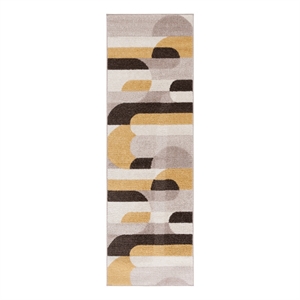 Safavieh Adirondack 2'-1&quot x 8'-0&quot Jute Power Loomed Rug in Beige/Yellow