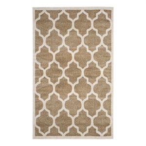 Safavieh Amherst 5'-0&quot x 8'-0&quot Power Loomed Rug in Wheat / Beige