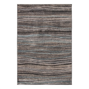 Safavieh Amsterdam 4'-0&quot x 6'-0&quot Power Loomed Rug in Silver / Beige