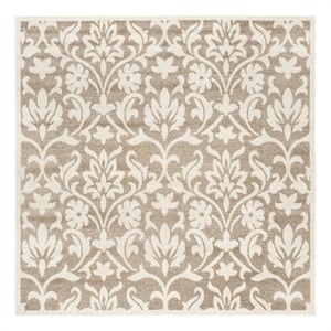 Safavieh Amherst 7'-0&quot x 7'-0&quot Power Loomed Rug in Wheat / Beige