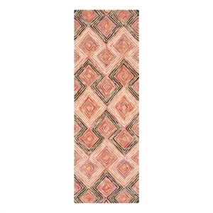 Safavieh Aspen 2'-3&quot x 7'-0&quot Wool Hand Tufted Rug in Gold / Olive