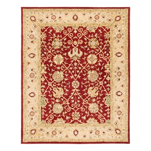 Safavieh Antiquity 8'-3&quot x 11'-0&quot Wool Hand Tufted Rug in Rust