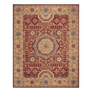 Safavieh Antiquity 6'-0&quot x 9'-0&quot Wool Hand Tufted Rug in Red / Orange