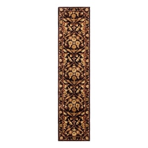 Safavieh Antiquity 2'-3&quot x 10'-0&quot Wool Hand Tufted Rug in Plum / Gold