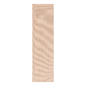 Safavieh Beach House 2'-2&quot x 8'-0&quot Polyester Power Loomed Rug in Natural