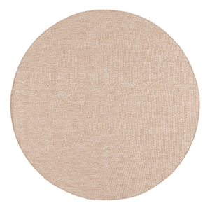 Safavieh Beach House 6'-7&quot x 6'-7&quot Polyester Power Loomed Rug in Natural