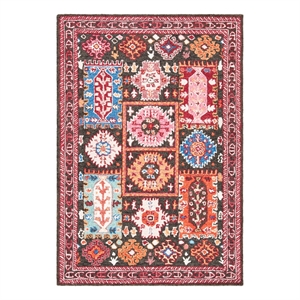 Safavieh Bellagio 4'-0&quot x 6'-0&quot Wool Hand Tufted Rug in Brown / Rust