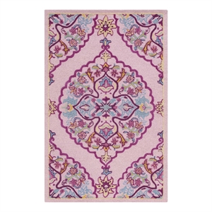 Safavieh Bellagio 4'-0&quot x 6'-0&quot Wool Hand Tufted Rug in Pink / Multi-Color