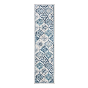 Safavieh Brentwood 2'-0&quot x 6'-0&quot Jute Power Loomed Rug in Navy / Gray
