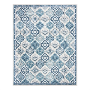 Safavieh Brentwood 6'-0&quot x 9'-0&quot Jute Power Loomed Rug in Navy / Gray