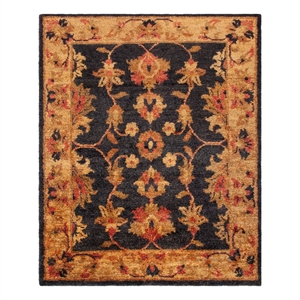 Safavieh Bohemian 8'-0&quot x 10'-0&quot Hand Tufted Rug in Charcoal / Gold