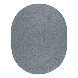 Safavieh Braided 8'-0&quot x 10'-0&quot Cotton Hand Woven Rug in Multi-Color