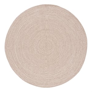 Safavieh Braided 8'-0&quot x 8'-0&quot Hand Woven Rug in Natural