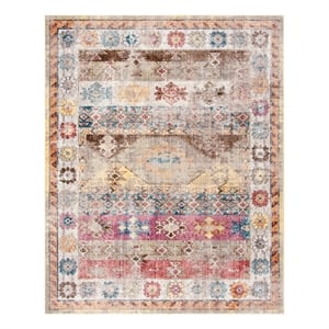 Safavieh Bristol 8'-0&quot x 10'-0&quot Polyester Power Loomed Rug in Multi-Color