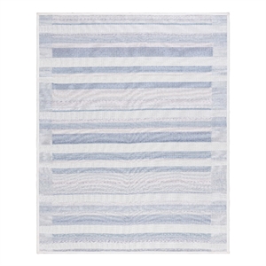 Safavieh Cabo 8'-0&quot x 10'-0&quot Polyester and Cotton Flatweave Rug in Blue / Purple