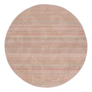 Safavieh Cabo 7'-0&quot x 7'-0&quot Polyester and Cotton Flatweave Rug in Red / Sage
