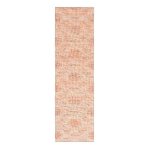 Safavieh Cabo 2'-3&quot x 8'-0&quot Polyester and Cotton Flatweave Rug in Red / Beige