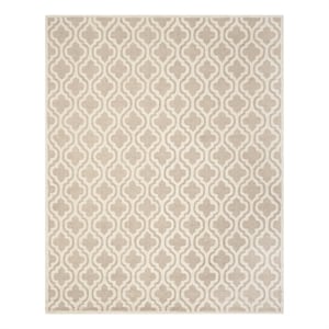Safavieh Cambridge 8'-0&quot x 10'-0&quot Wool Hand Tufted Rug in Mocha / Ivory