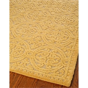 Safavieh Cambridge 10'-0&quot x 10'-0&quot Wool Hand Tufted Rug in Gold