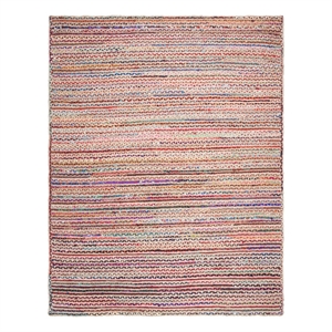 Safavieh Cape Cod 6'-0&quot x 9'-0&quot Jute Hand Woven Rug in Natural / Multi-Color