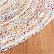 Safavieh Cape Cod 6' X 9' Jute and Cotton Hand Woven Rug in Beige / Multi-Color