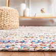 Safavieh Cape Cod 6' X 9' Jute and Cotton Hand Woven Rug in Beige / Multi-Color