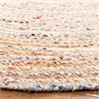 Safavieh Cape Cod 7' X 7' Jute and Cotton Hand Woven Rug in Beige / Multi-Color