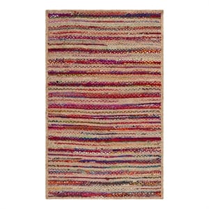 Safavieh Cape Cod 5'-0&quot x 8'-0&quot Jute Hand Woven Rug in Natural / Multi-Color