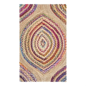 Safavieh Cape Cod 3'-0&quot x 5'-0&quot Jute Hand Woven Rug in Natural / Multi-Color