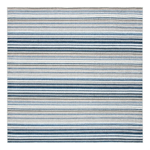 Safavieh Cabana 5'-3&quot x 5'-3&quot Power Loomed Rug in Gray / Blue