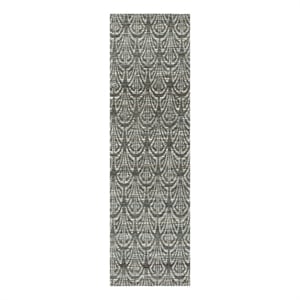 Safavieh Cape Cod2'-3&quot x 8'-0&quotPolyester and Cotton Hand Woven Rug in Slate/Ivory