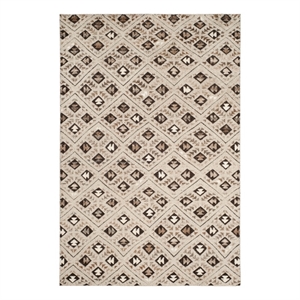 Safavieh Challe 6'-0&quot x 9'-0&quot Wool Hand Knotted Rug in Gray