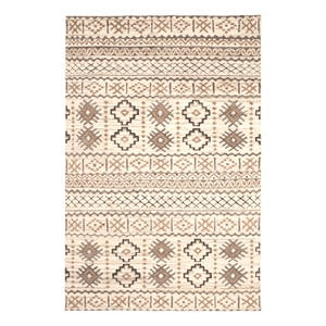Safavieh Challe 6'-0&quot x 9'-0&quot Wool Hand Knotted Rug in Camel