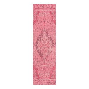 Safavieh Classic Vintage 2'-3&quot x 8'-0&quot Polyester Power Loomed Rug in Fuscia