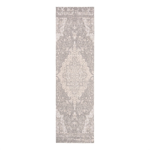 Safavieh Classic Vintage 2'-3&quot x 8'-0&quot Polyester Power Loomed Rug in Silver