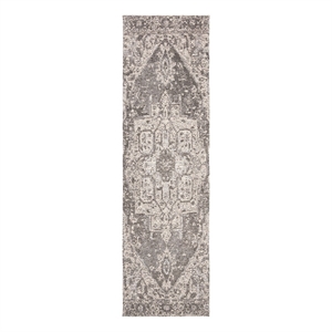 Safavieh Classic Vintage 2'-3&quot x 8'-0&quot Polyester Power Loomed Rug in Gray