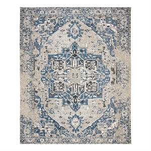 Safavieh Classic Vintage 8'-0&quot x 10'-0&quot Polyester Power Loomed Rug in Blue
