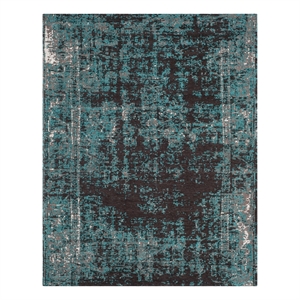 Safavieh Classic Vintage 8'-0&quot x 10'-0&quot Polyester Power Loomed Rug in Teal/Brown