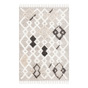 Safavieh Casablanca 4'-0&quot x 6'-0&quot Wool Hand Knotted Rug in Beige