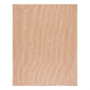 Safavieh Courtyard 10'-0&quot x 14'-0&quot Polyester Power Loomed Rug in Natural / Cream