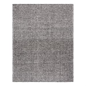 Safavieh Ebony 6'-0&quot x 9'-0&quot Wool and Jute Hand Tufted Rug in Black / Ivory