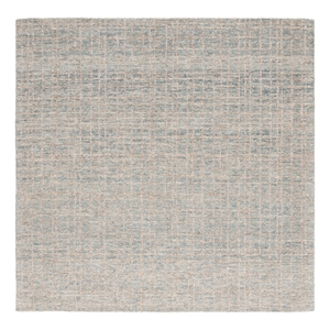 Safavieh Ebony 6'-0&quot x 6'-0&quot Wool and Jute Hand Tufted Rug in Blue / Beige