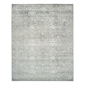 Safavieh Evoke 12'-0&quot x 18'-0&quot Power Loomed Rug in Silver / Ivory
