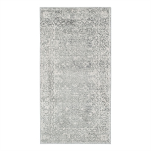Safavieh Evoke 2'-2&quot x 5'-0&quot Power Loomed Rug in Silver / Ivory