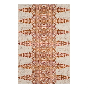 Safavieh Evoke 4'-0&quot x 6'-0&quot Jute and Polyester Power Loomed Rug in Ivory / Gold