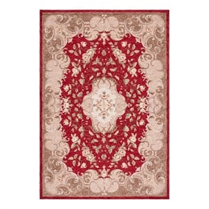 Safavieh Easy Care 4'-0&quot x 6'-0&quot Hand Hooked Rug in Rust / Sage
