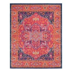 Safavieh Evoke 12'-0&quot x 18'-0&quot Power Loomed Rug in Fuscia / Orange