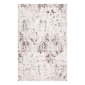 Safavieh Expression 8'-0&quot x 10'-0&quot Hand Tufted Rug in Ivory / Gray