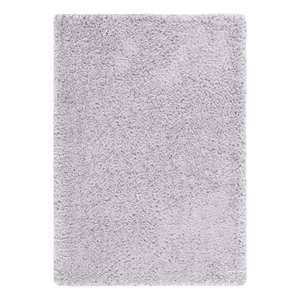 Safavieh Flokati Shag 900 5'-3&quot x 7'-6&quot Polyester Power Loomed Rug in Silver